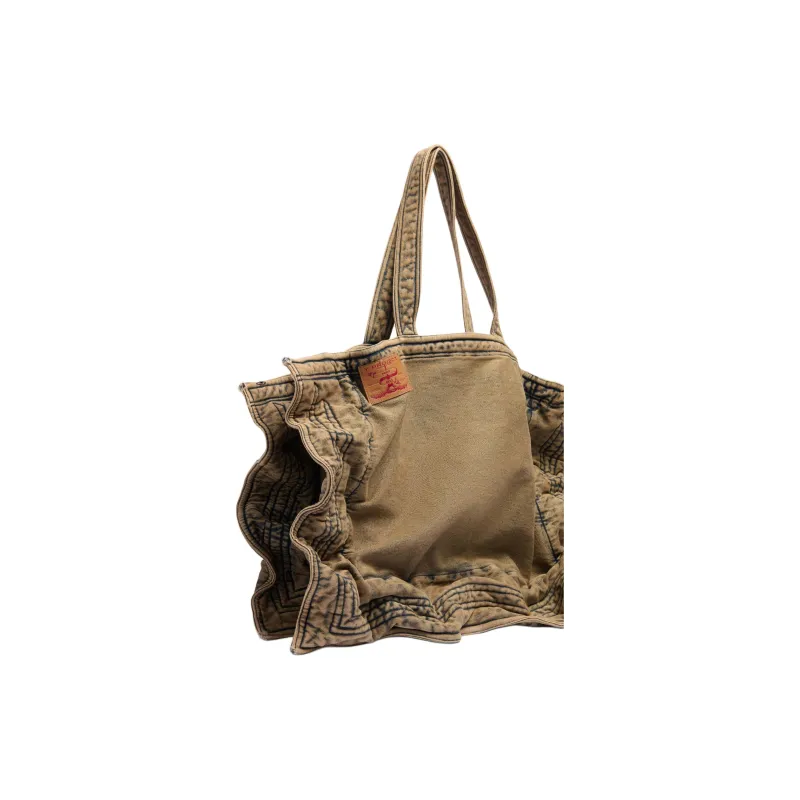 Y/Project Logo-Patch Maxi Denim Tote Bag-2