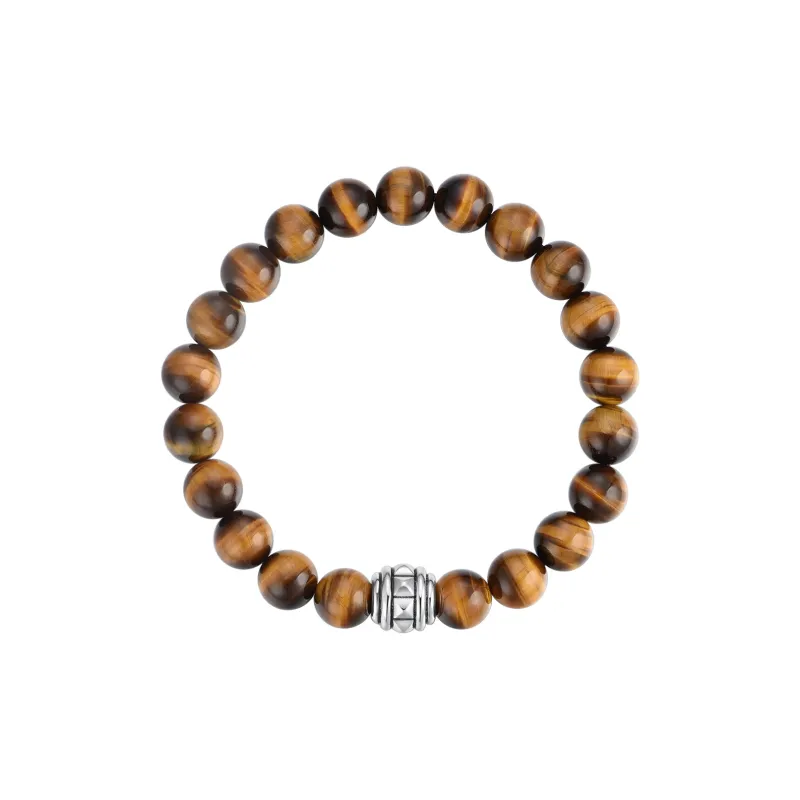 JANENG Tiger's Eye Stone Bracelets Unisex-0