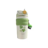 Green Heart+Green Leather Case+Mushroom Doll