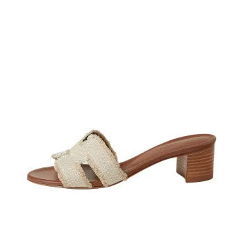 HERMES Oasis Slide Slippers Women's Brown