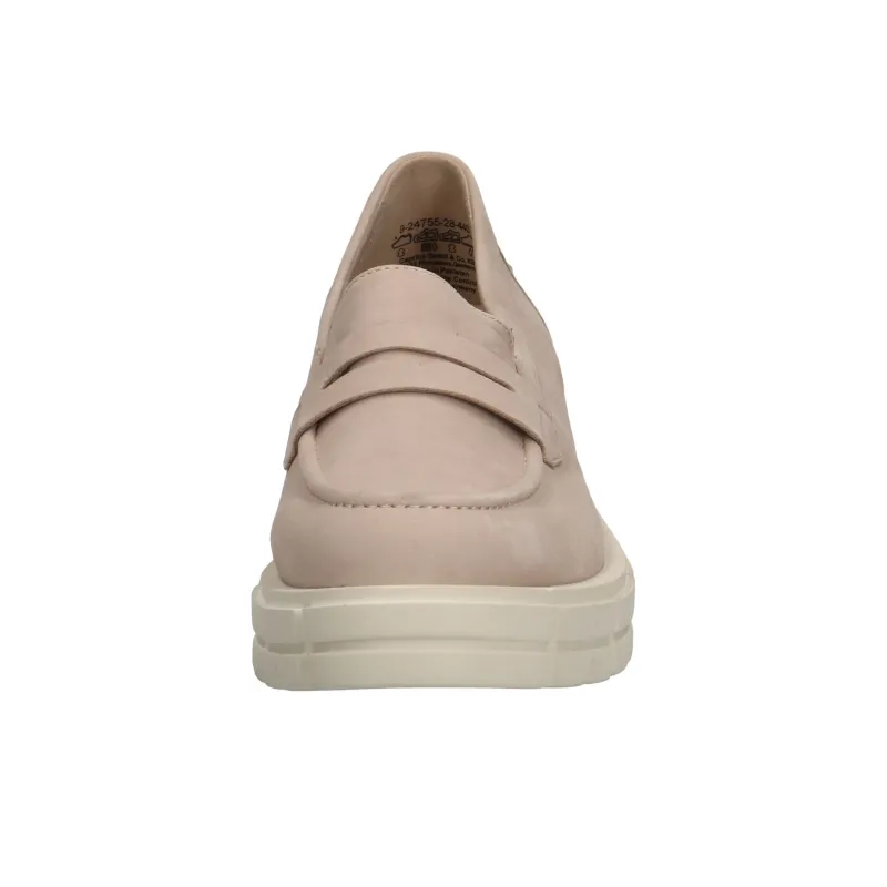 CAPRICE Nikita Loafers 2.5cm Women's Pink-3