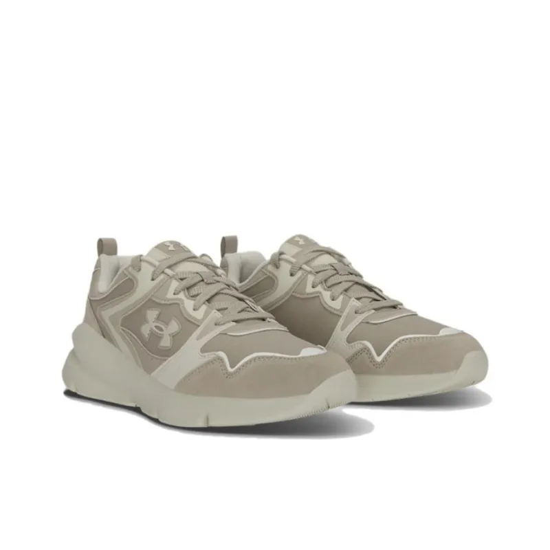 Under Armour Forge Cushioned Slip-Resistant Low-Top Running Shoes Unisex Khaki-2