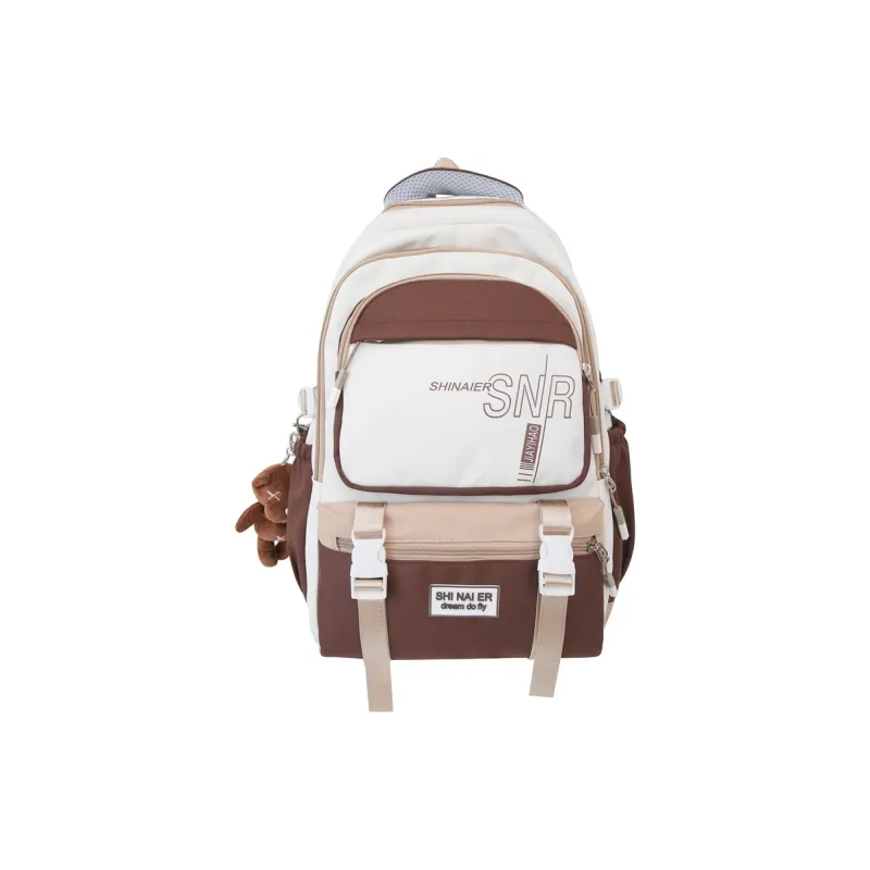 GOBLIN SHARKS 1759 Nylon Backpack Unisex Black/Red White Blue/Pink/Brown Green-15