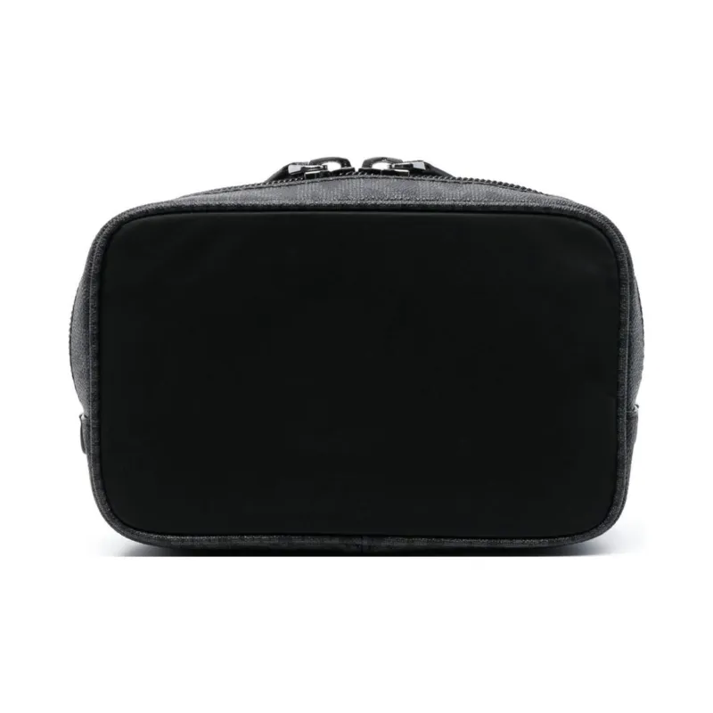 MICHAEL KORS MK Brooklyn Canvas Clutch Regular Women's Black-4