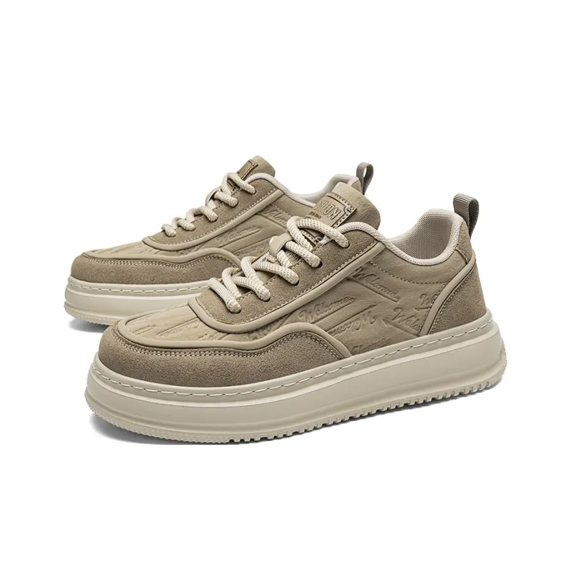 Desert Ram Slip Resistant, Abrasion Resistant, Lightweight, Height Increasing Low Top Skateboard Shoes Men's-8