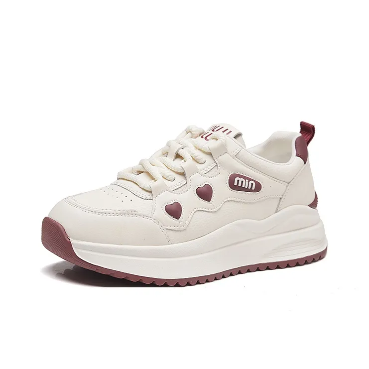 Bull Charm Abrasion Resistant Low Top Casual Shoes Women's-5