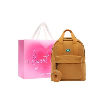 ONE TIME Fabric Backpack, Women's Backpack, Portable Backpack Regular Women's Gingerbread