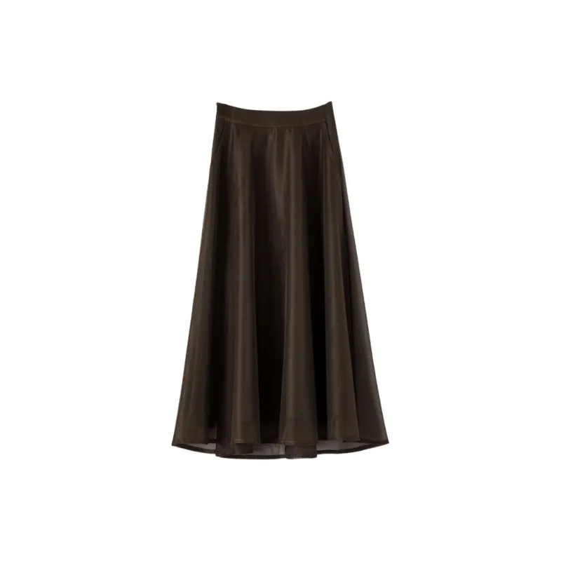 Late White Skirt Women's Coffee-2