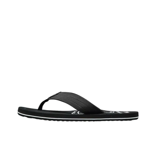 Vans Rubber Sole Slip-Resistant Flip Flops Men's Black