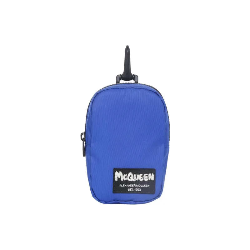 Alexander McQueen Tag Mini Headphone Pouch-0