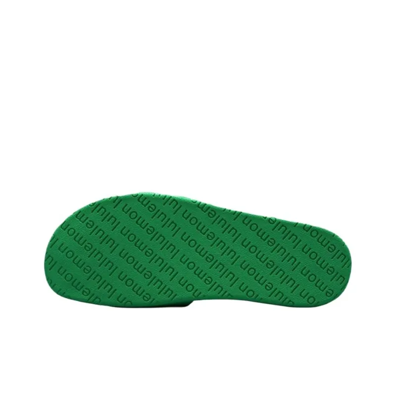 Lululemon Restfeel Slide Slip Resistant Quick Dry Slide Slippers Men's Green-4