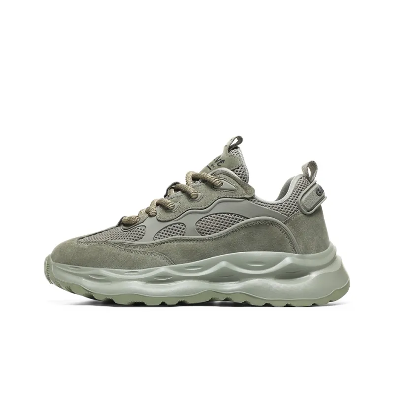 OFFER-AITR Anti-Slip And Wear-Resistant Height Increasing Low-Top Chunky Sneakers Unisex-0