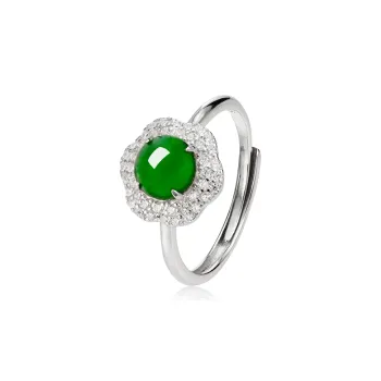 YUANYUXIANG Ice Glutinous Jadeite Rings Women's