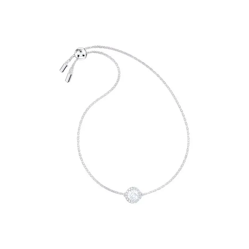 Swarovski Rhodium Plated Bracelets Women's White-1