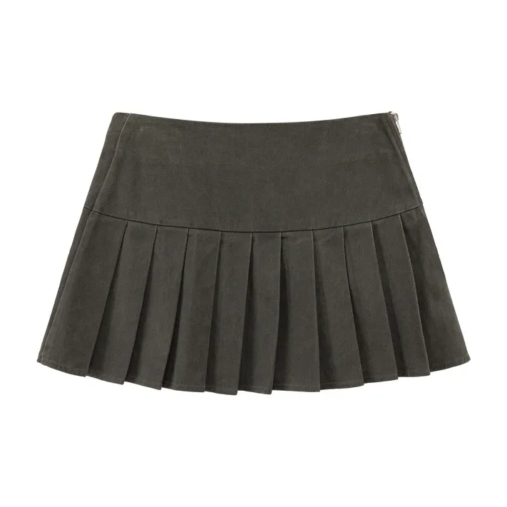 CHUU Casual Short Skirts Women's Carbon Gray-1