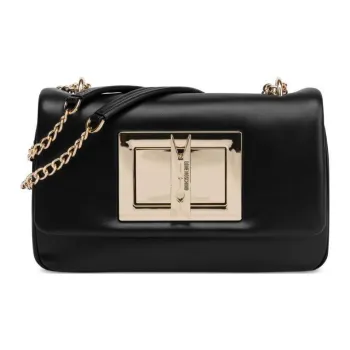 LOVE MOSCHINO Logo Debossed Chain Linked Shoulder Bag