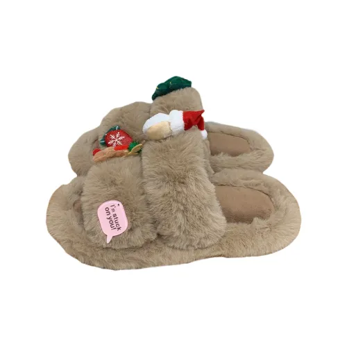 SHIGUDE Indoor Cotton Slipper Shoes Women's