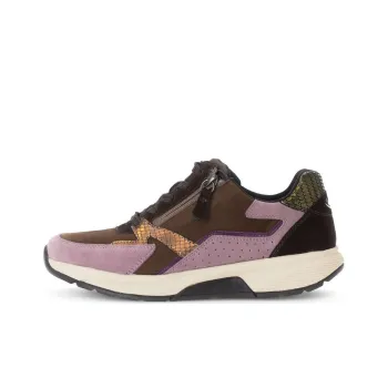 Gabor Rollingsoft Low-Top Casual Shoes Women's Purple Umber