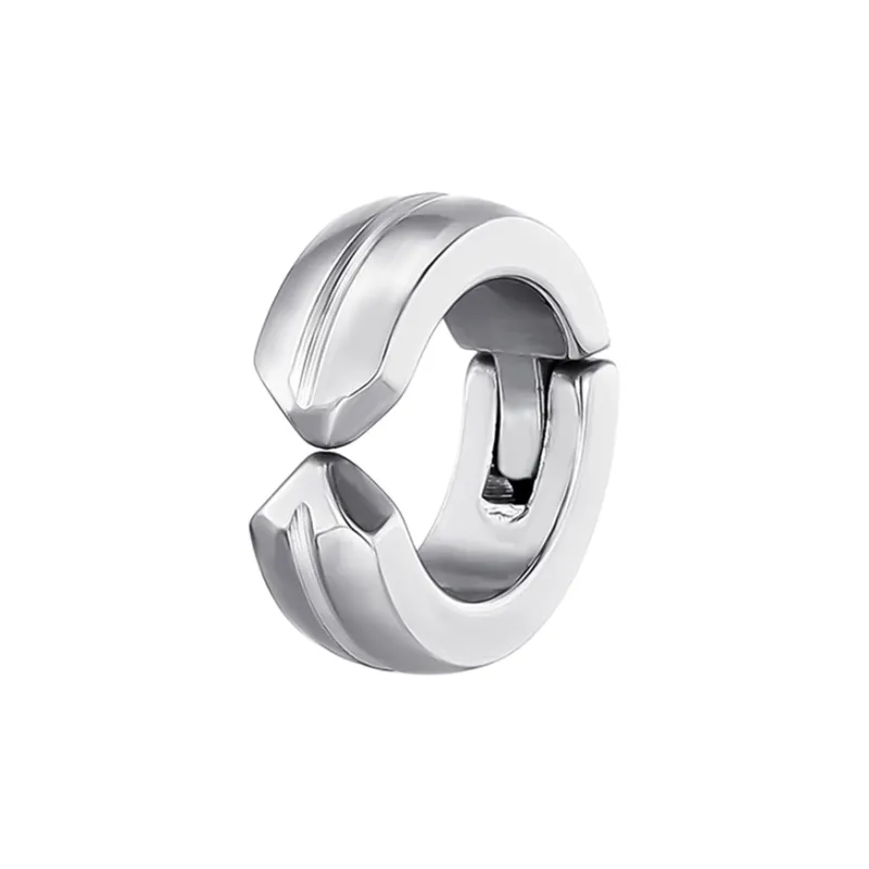 MISS XIA JWY Titanium Steel Clip On Earrings Unisex-0