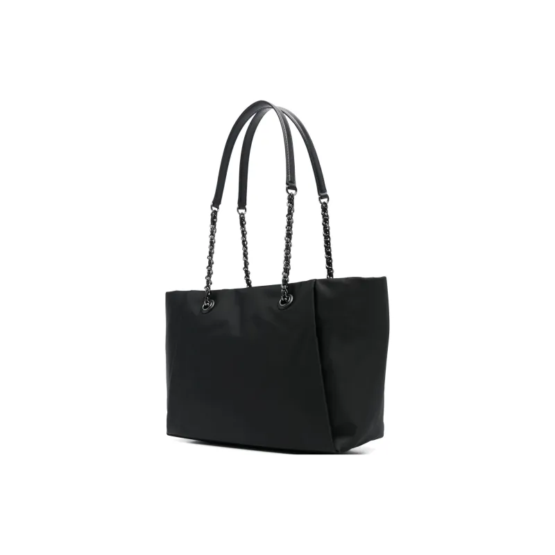 MICHAEL KORS Recycled Nylon Tote Bag Shopping Bag Shoulder Bags Small Size Women's Black-1