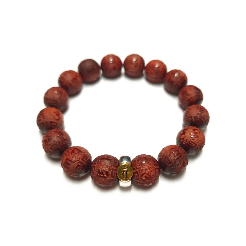 Guansha Pterocarpus Bracelets Unisex-6