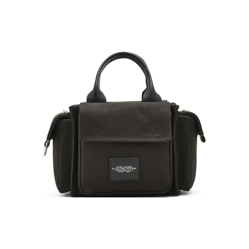 MARC JACOBS Cotton Shoulder Bag Crossbody Bag Handbag Women's Black-2