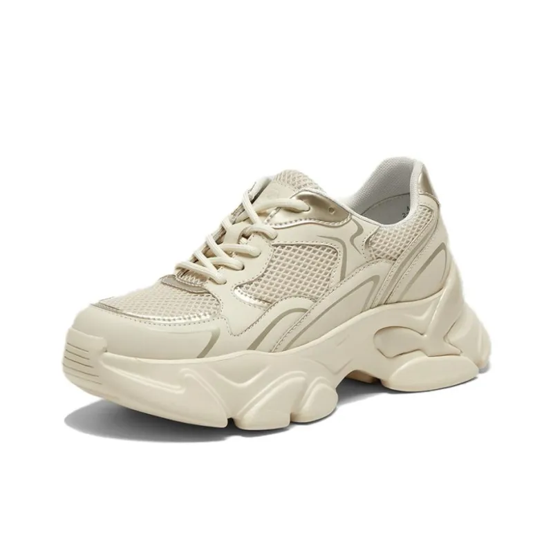 SKAP Wear Resistant Low Top Chunky Sneakers Women's-1