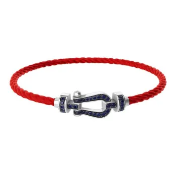 FRED 18K White Gold Bracelets Men's Red