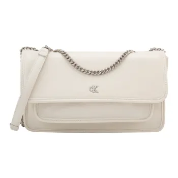 CALVIN KLEIN Synthetic Material Shoulder Bag Women's Milk White