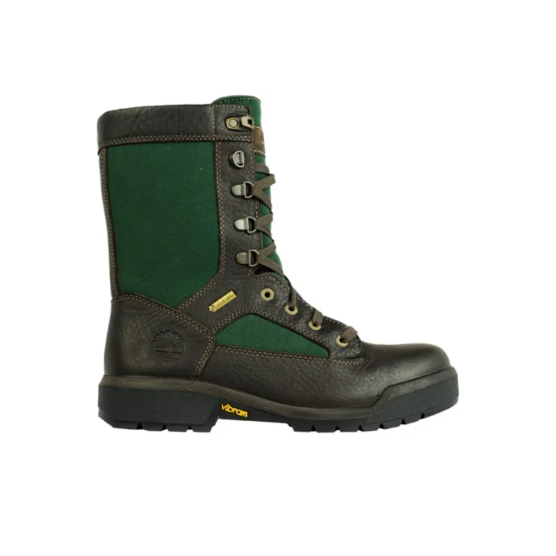 Timberland Field Boots Waterproof And Wear resistant Short Mid Calf Outdoor Boots Men's Brown Green-1