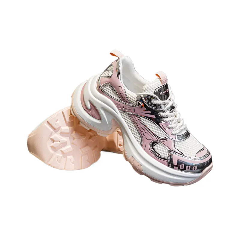 The Mystery Of Glamour Low Top Chunky Sneakers Women's-6