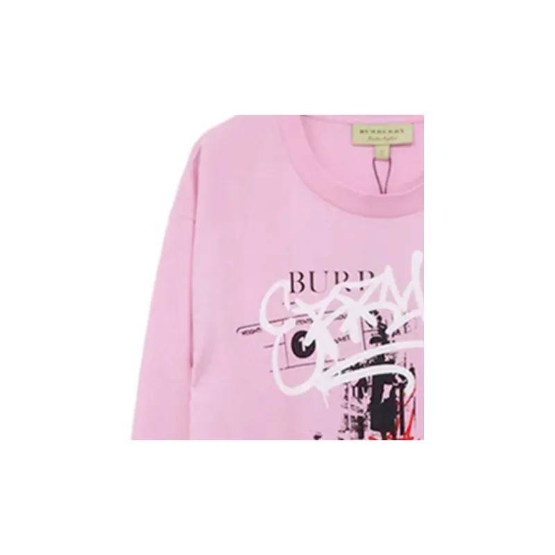 Burberry Sweatshirt Women's Pink-1