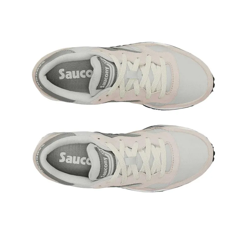 Saucony DXN Trainer Anti Slip Wear Resistant Low Top Training Running Shoes Women's Gray Pink-3