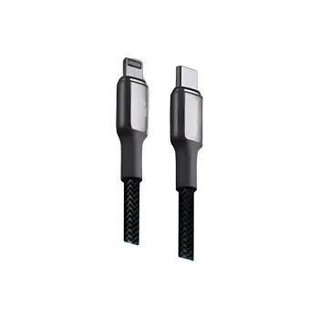 ROMOSS CB173B Type C To Lightning Zinc Alloy Woven Material 30W Fast Charge Cables