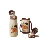 Coffee 550ml-[Cup Sleeve+Double Lid]Straw+Direct Drinking