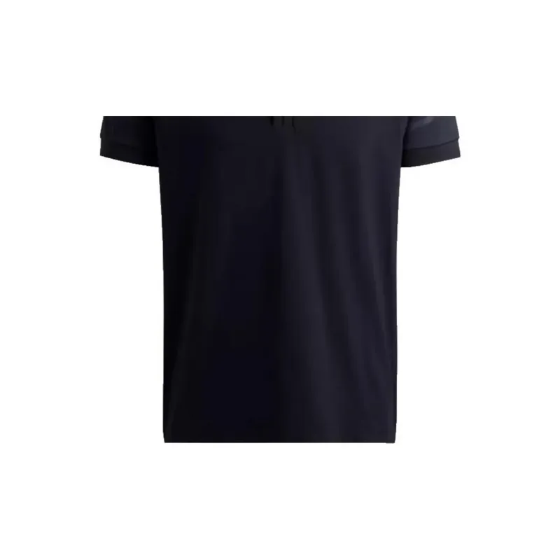 HUGO BOSS Logo Patch Short Sleeved Polo Shirt-2