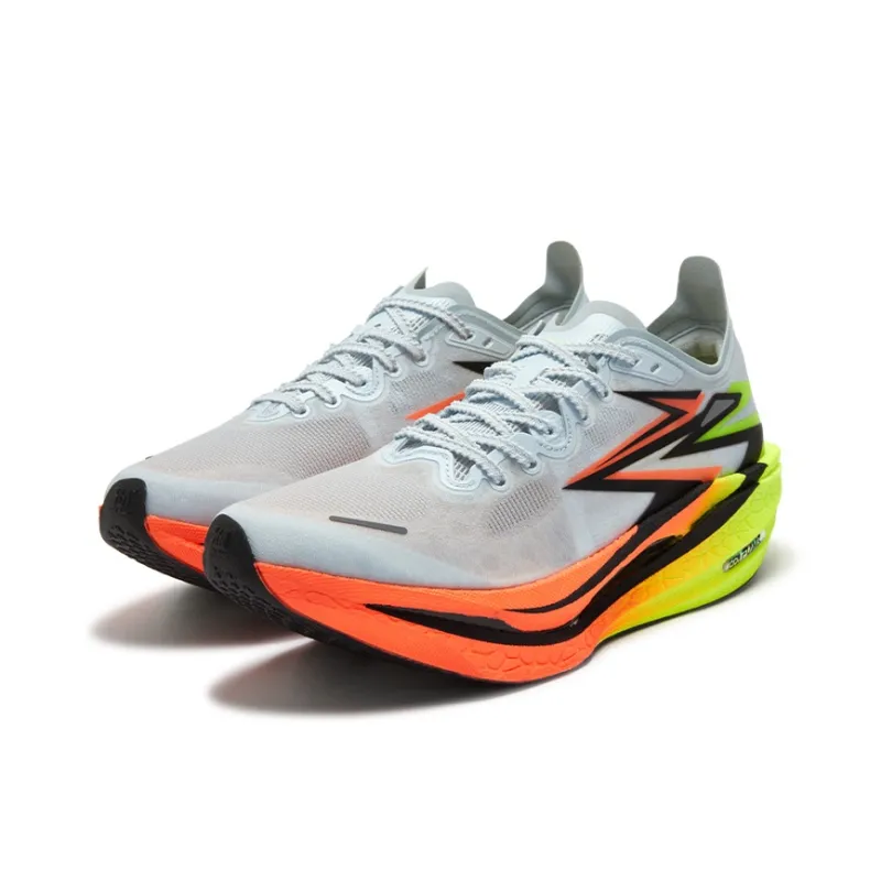 361° Cushioning Anti-Slip And Wear-Resistant Support Low-Top Running Shoes Unisex Blue Orange-2
