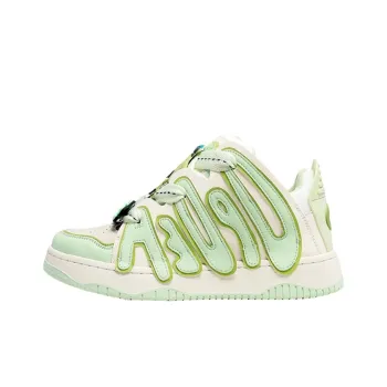 Crocodile Low-Top Skateboard Shoes Women's Green