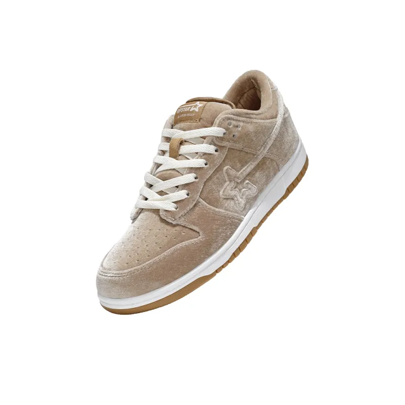 RIPSTAR SKBD Low Skateboard Shoes Unisex Low Top Coconut Latte-3