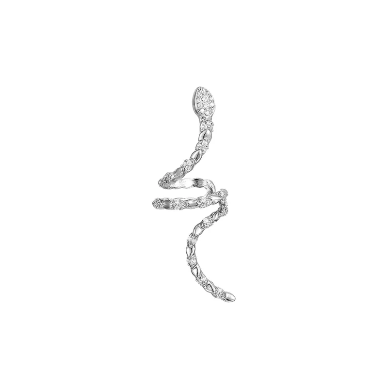 MISS XIA JWY Copper Silver Plated Clip On Earrings Unisex-7