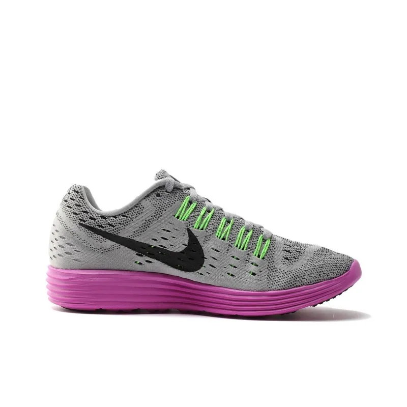 Nike Lunartempo Wolf Grey/Black Fuchsia Flash Women's-1