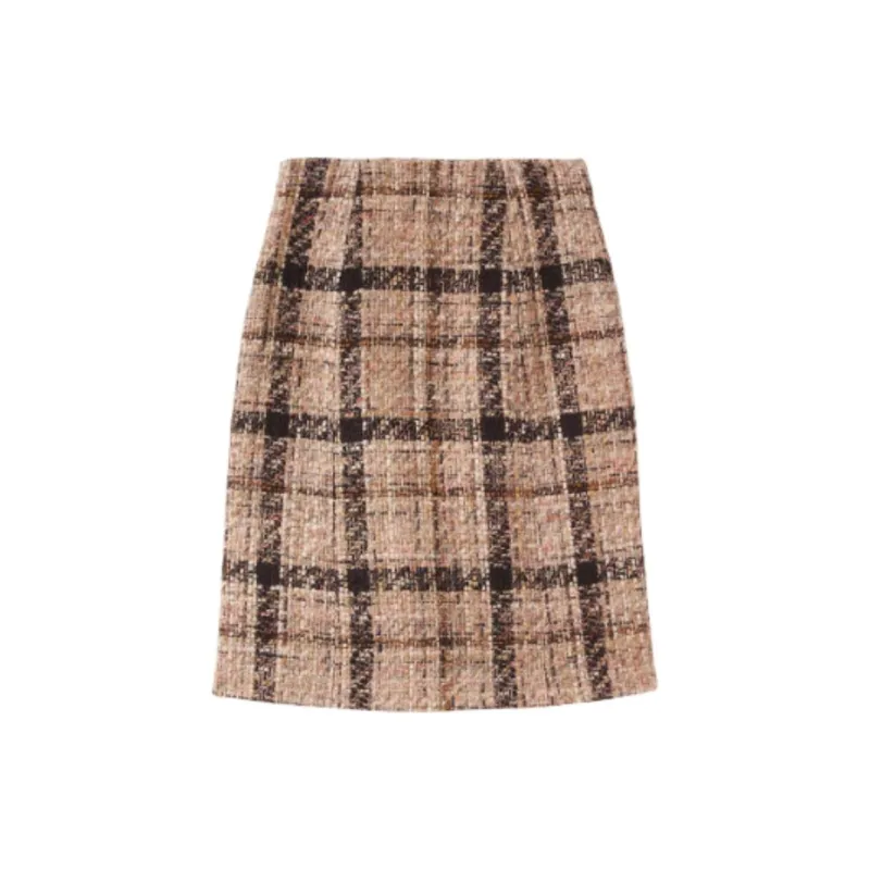 Loro Piana Halle Casual Short Skirts Women's Ebony-1