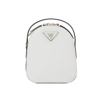 PRADA Cow Leather Backpack Women's White