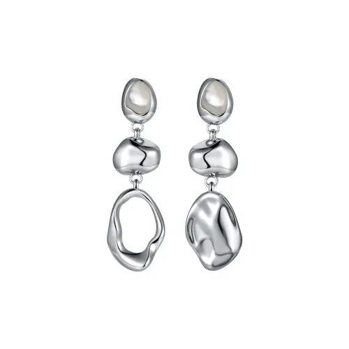 ZEGL 925 Silver Needles Earrings Unisex