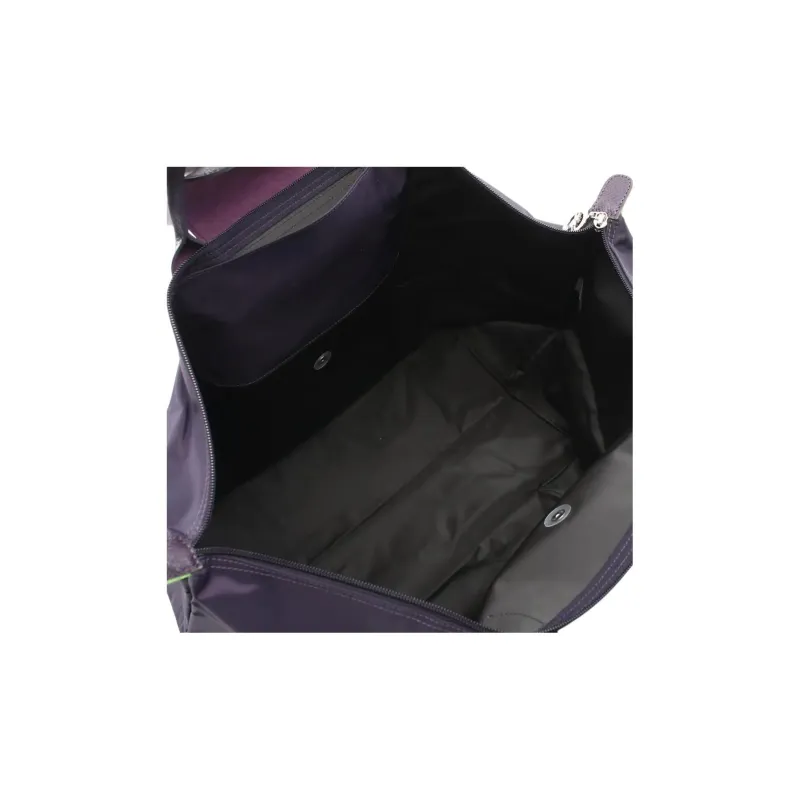 LONGCHAMP Le Pliage Recycled Polyamide Canvas Handbag Small Size Women's Dark Purple-3
