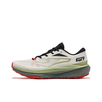 Erke Cushioning Coverage Slip Resistant Low Top Running Shoes Men's Pale Wild Grey Celery Green