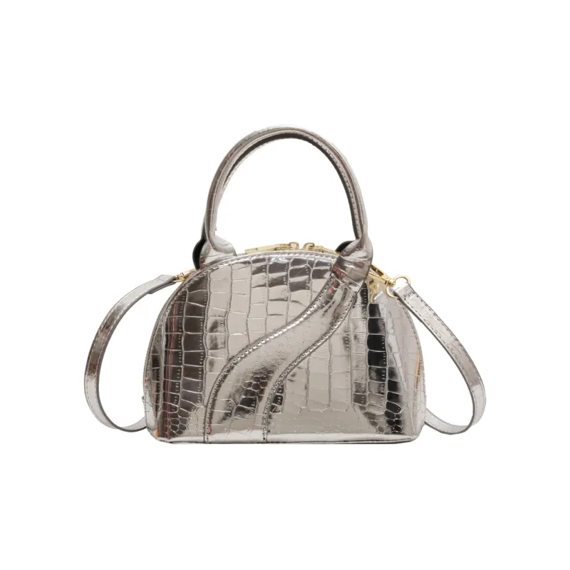 Yalu PU Handbag Regular Women's White/Silver/Black/Orange Red-2