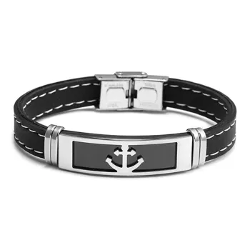 COLIMIDA Leather Cord Wristbands Men's