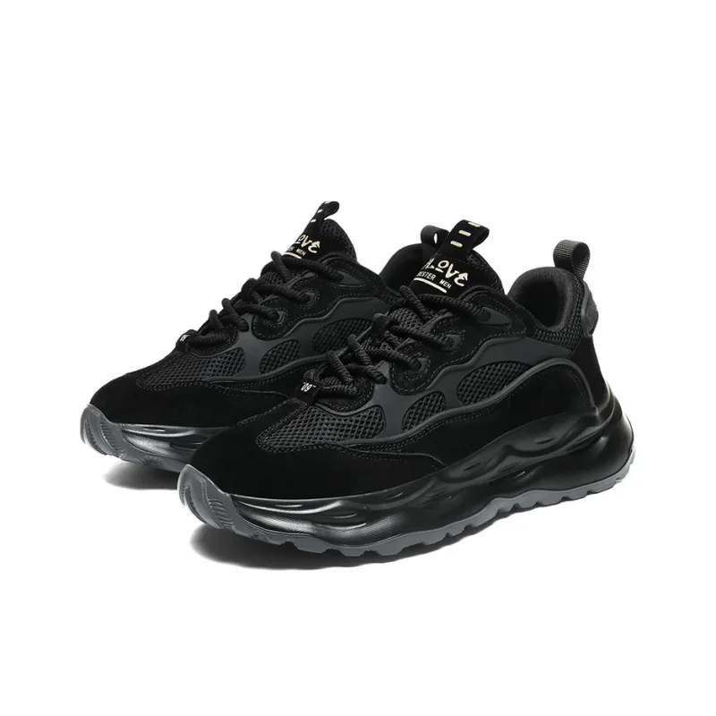 OFFER-AITR Anti-Slip And Wear-Resistant Height Increasing Low-Top Chunky Sneakers Unisex-8