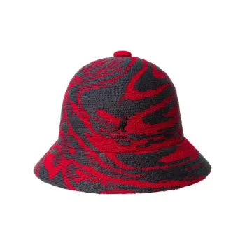 KANGOL Acrylic Modified Acrylic Nylon Wool Bucket Hats Men's Red